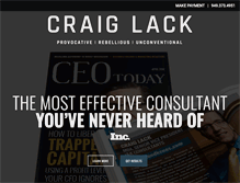 Tablet Screenshot of craiglack.com